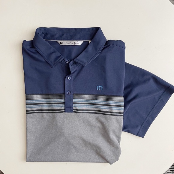 Travis Mathew Shirts Travis Mathew Chock A Block Golf Polo Mens Xl